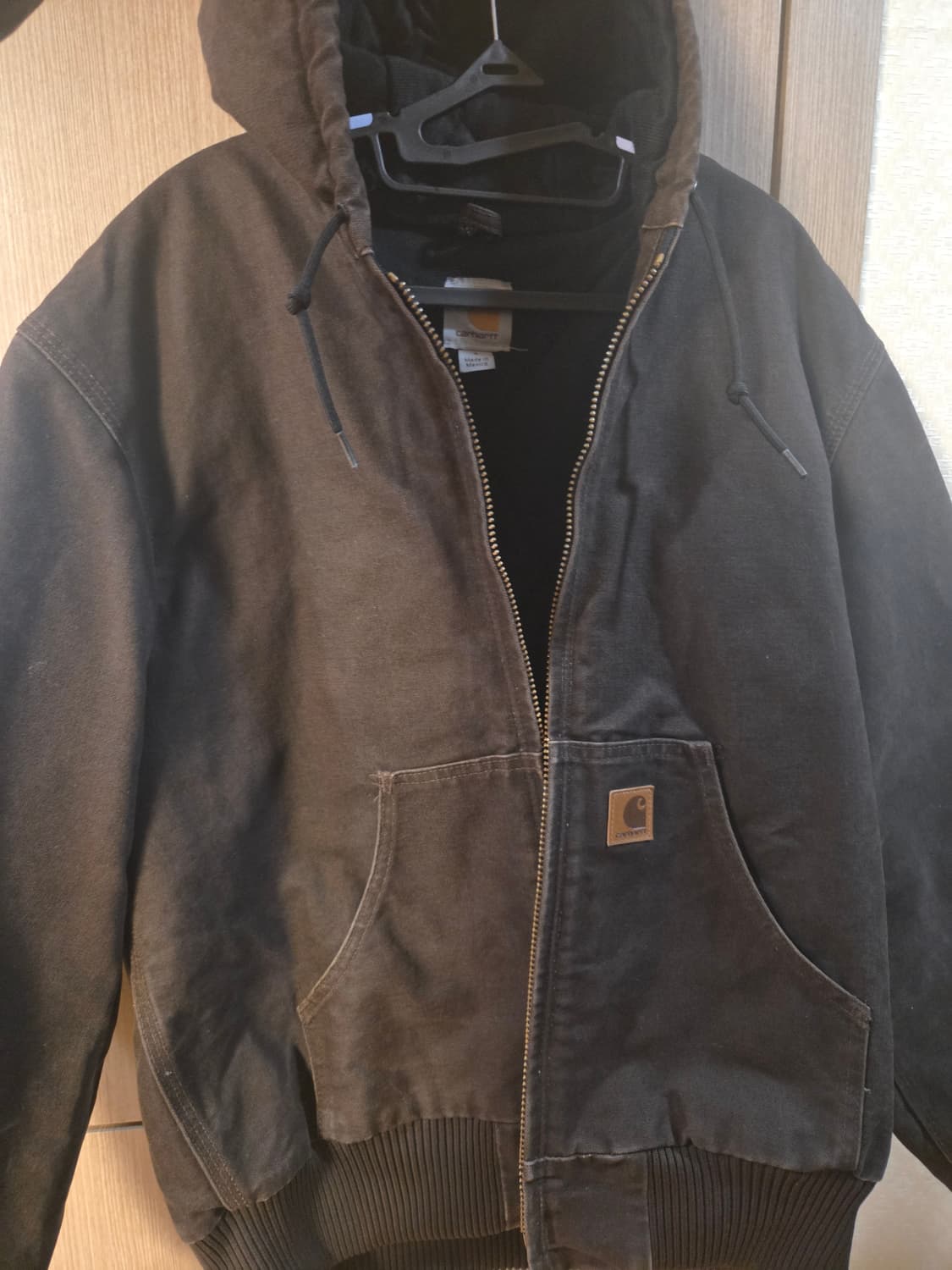 칼하트 덕 액티브 후드자켓[S] 다크브라운 상품이미지2