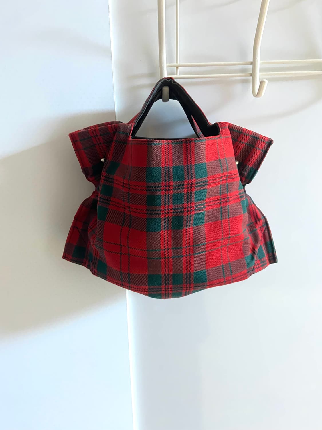 robe de chambre 꼼데가르송 타탄 체크 가방 상품이미지7