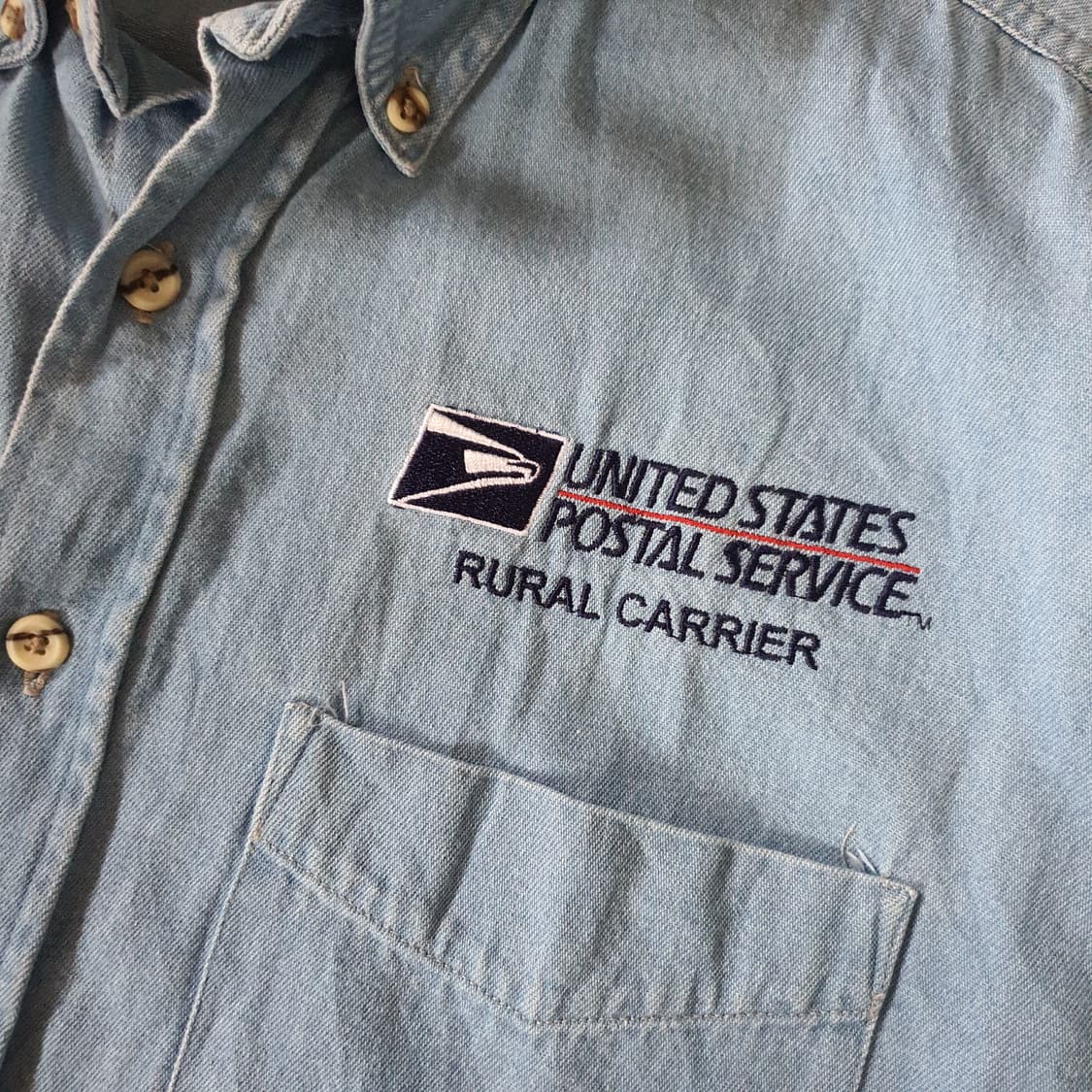 미국 수입 데님 셔츠 no.67 상품이미지3