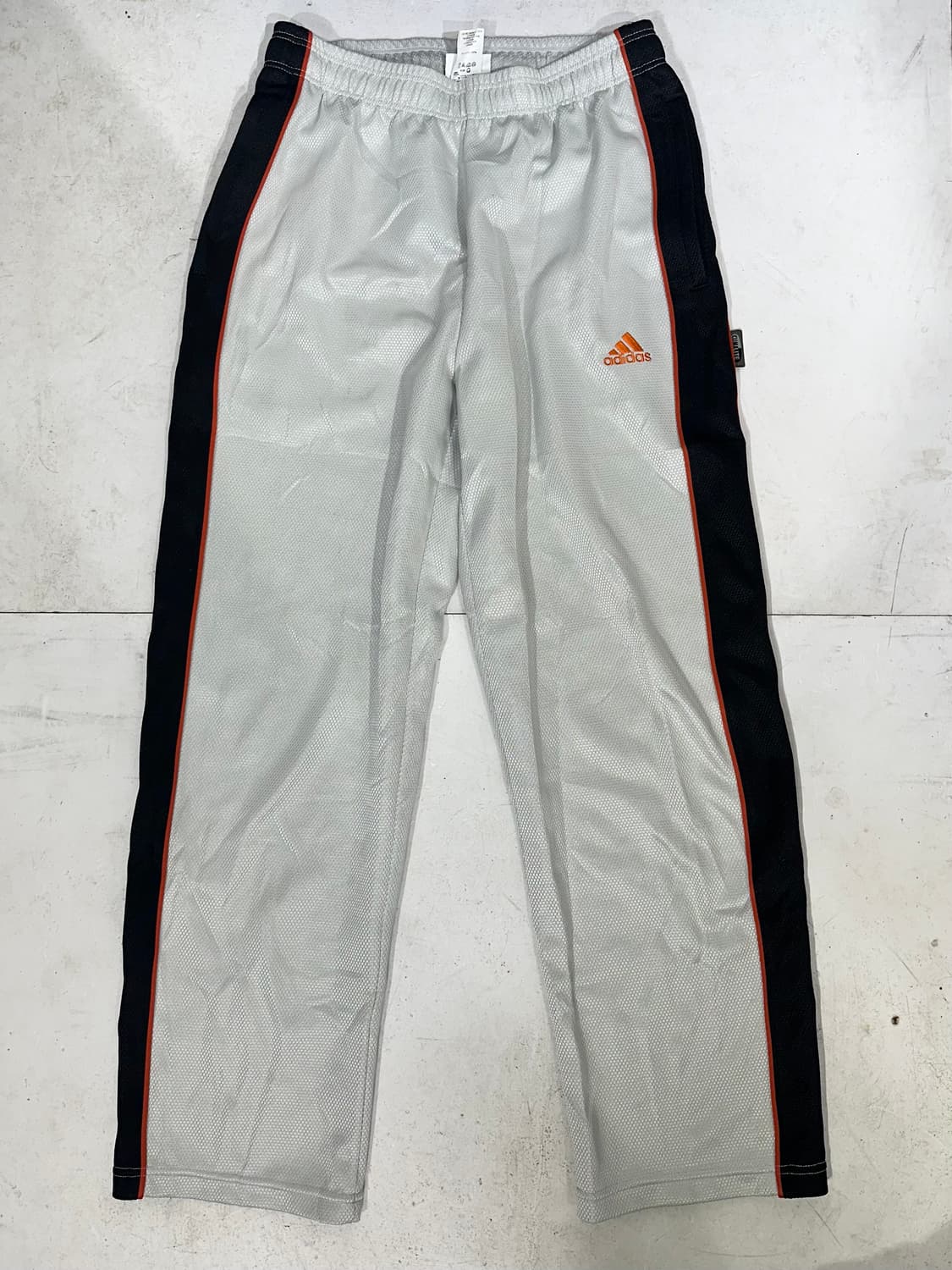 90s 아디다스 와이드 그레이 사이드 라인 추리닝 바지 트레이닝 팬츠 L 상품이미지4