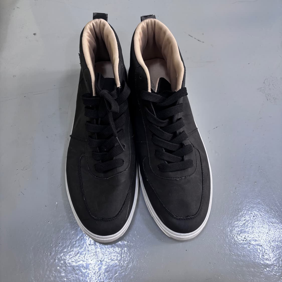 290정도 빈티지 블랙 하이탑 스니커즈 0522Y 상품이미지4