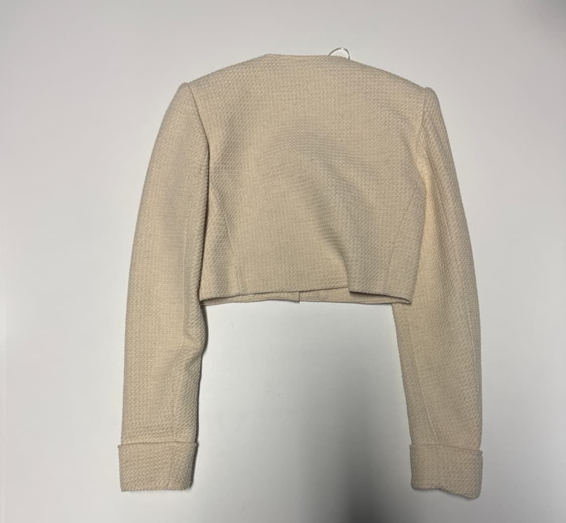 여성 자라 Zara 트위드 와플 크롭 자켓 상품이미지2