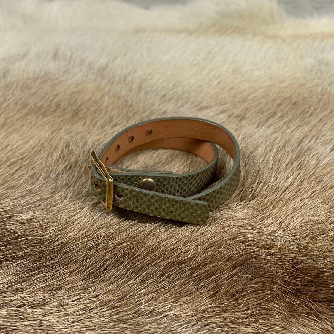 언더커버 더블 레더 팔찌 상품이미지2