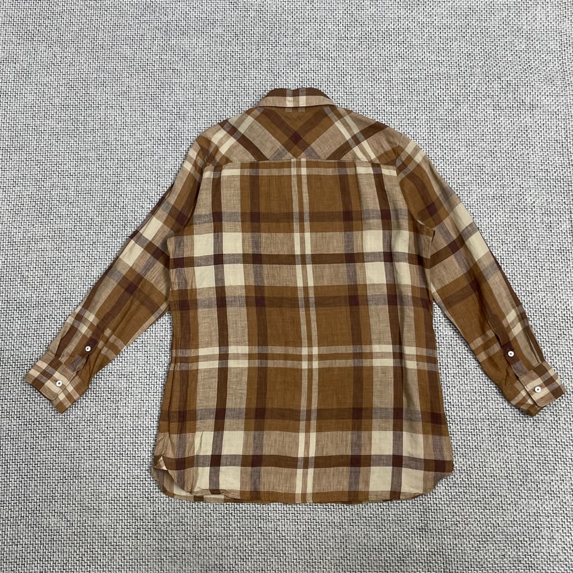 빈폴 체크 린넨 셔츠 100 상품이미지2