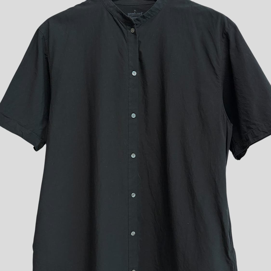 (여성XL)muji 무인양품 브로드 스탠드카라 반소매 원피스 상품이미지2