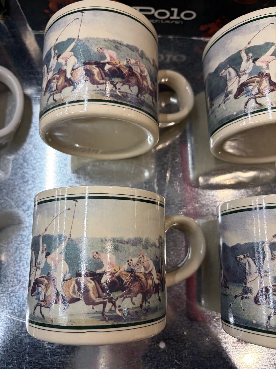 90s 폴로 랄프로렌 데드스탁 빈티지 머그컵 4개 상품이미지4