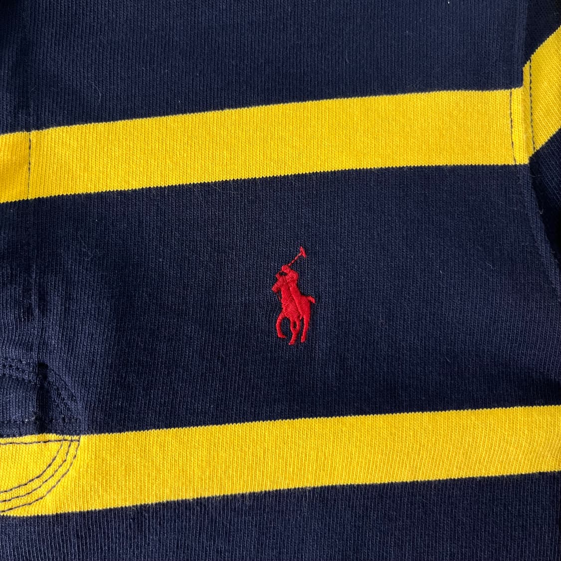 100 폴로랄프로렌 신형라벨 스트라이프 럭비티 상품이미지3