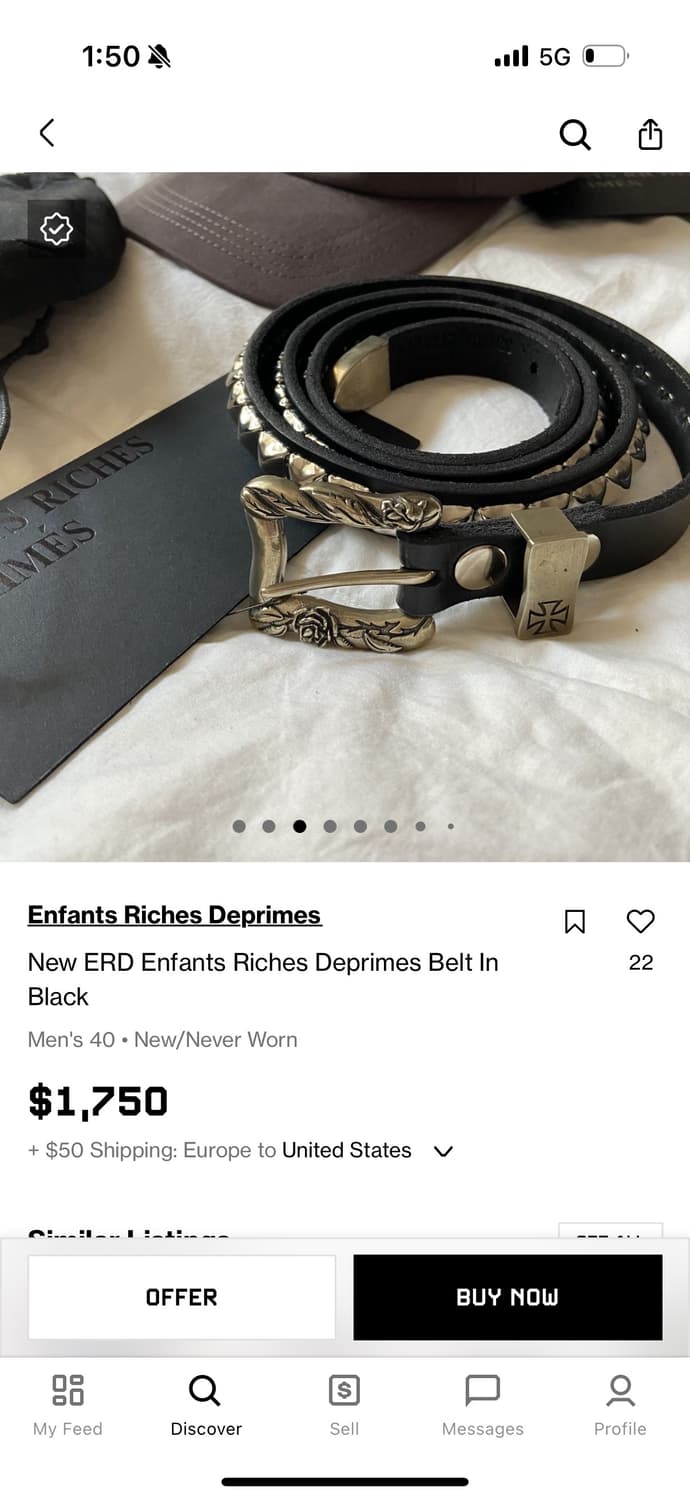Enfants riches deprimes og belt 상품이미지9