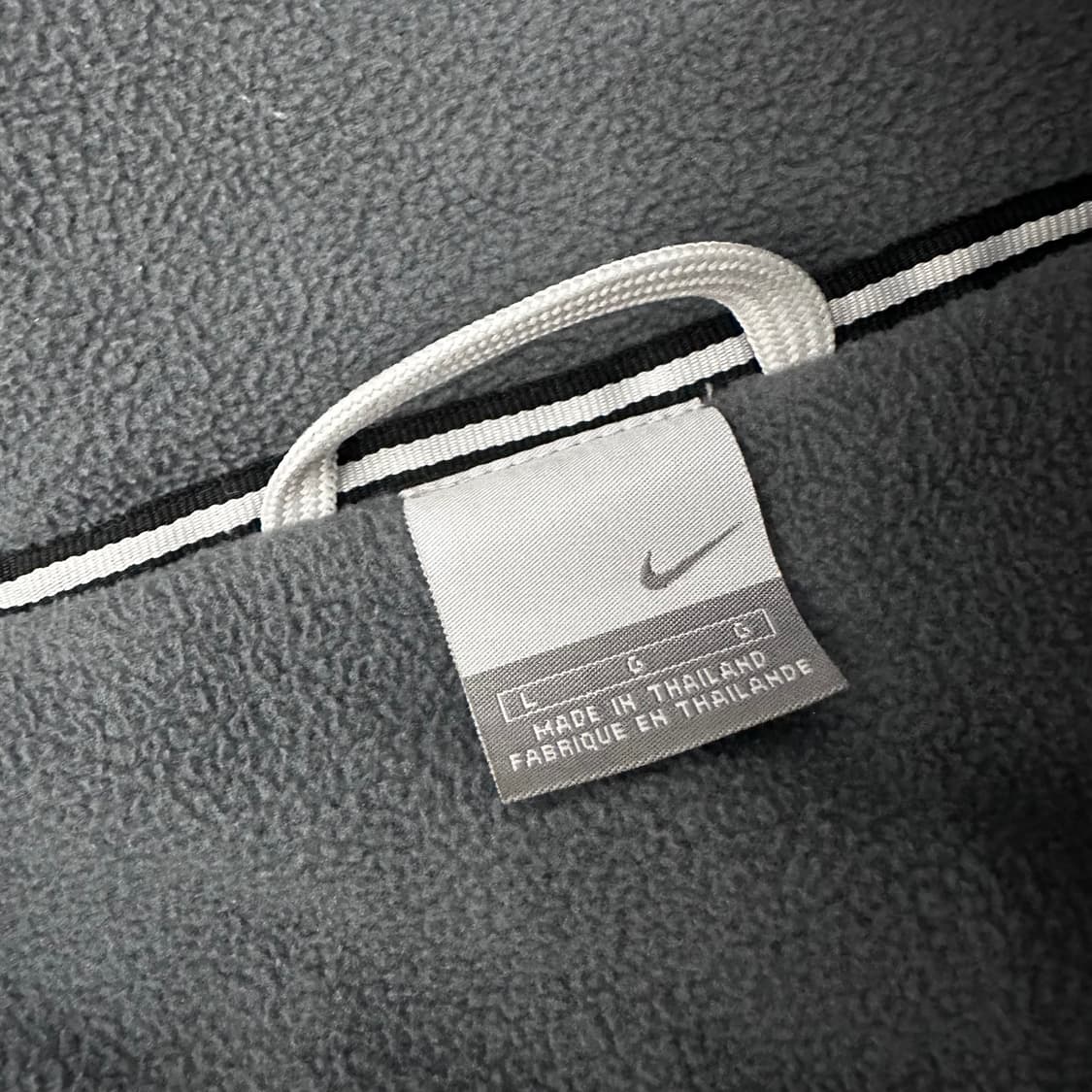 NIKE 나이키 올드스쿨 스우시 기모 점퍼 자켓 L 상품이미지4