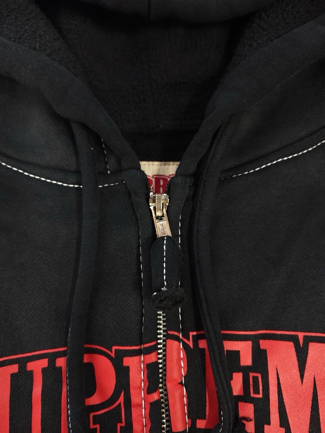 슈프림 x 투루릴리젼 후드 집업 블랙 L 상품이미지5