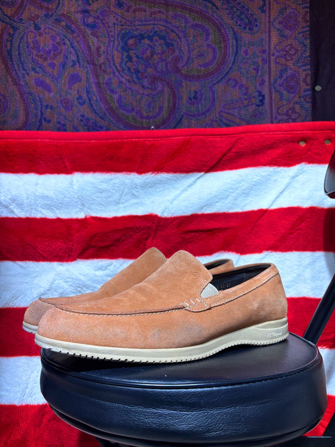 St dupont 스웨이드 드라이빙 슈즈 상품이미지1