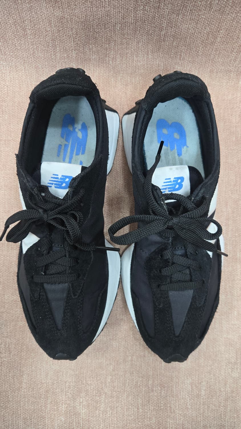 뉴발란스 255mm- 327 블랙 스니커즈 상품이미지2