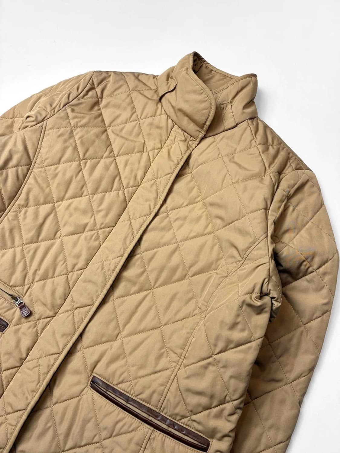 로렌 랄프로렌 00's 가죽 배색 퀼팅 자켓 PN5707 상품이미지2