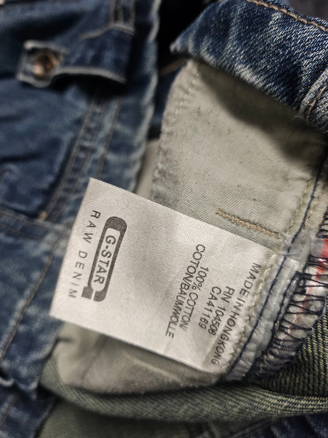 지스타 싱글 차이나 데님 자켓 L 상품이미지6