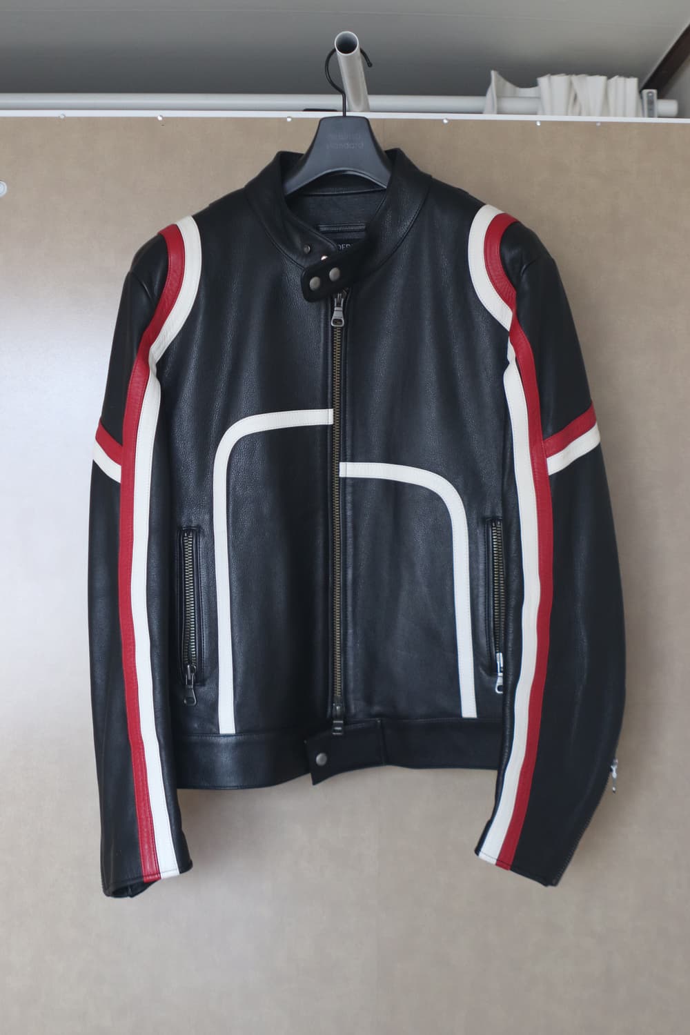 모터사이클 레더 자켓 awa559m(BLACK) 상품이미지1