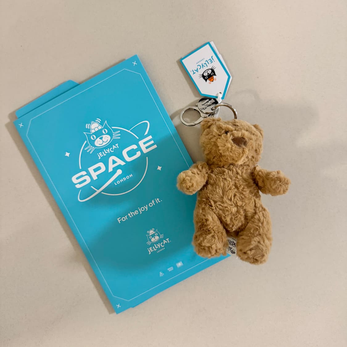 젤리캣 키링 곰돌이 베어 백참 브라운 상품이미지2