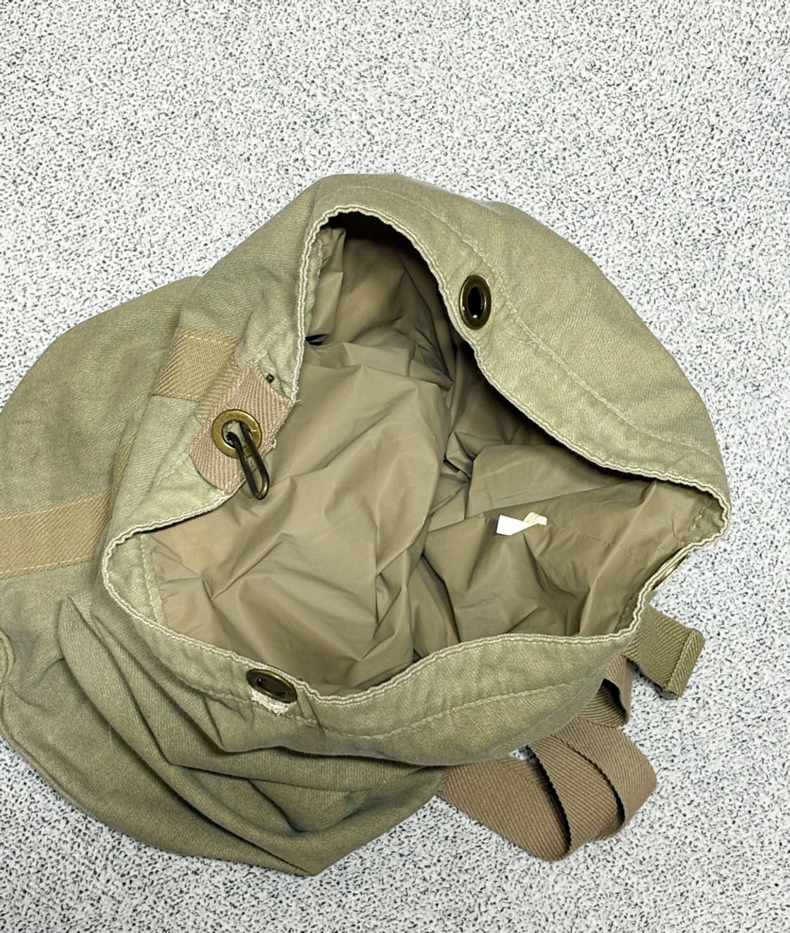 아르마니 빈티지 밀리터리 캔버스 더플백 상품이미지8