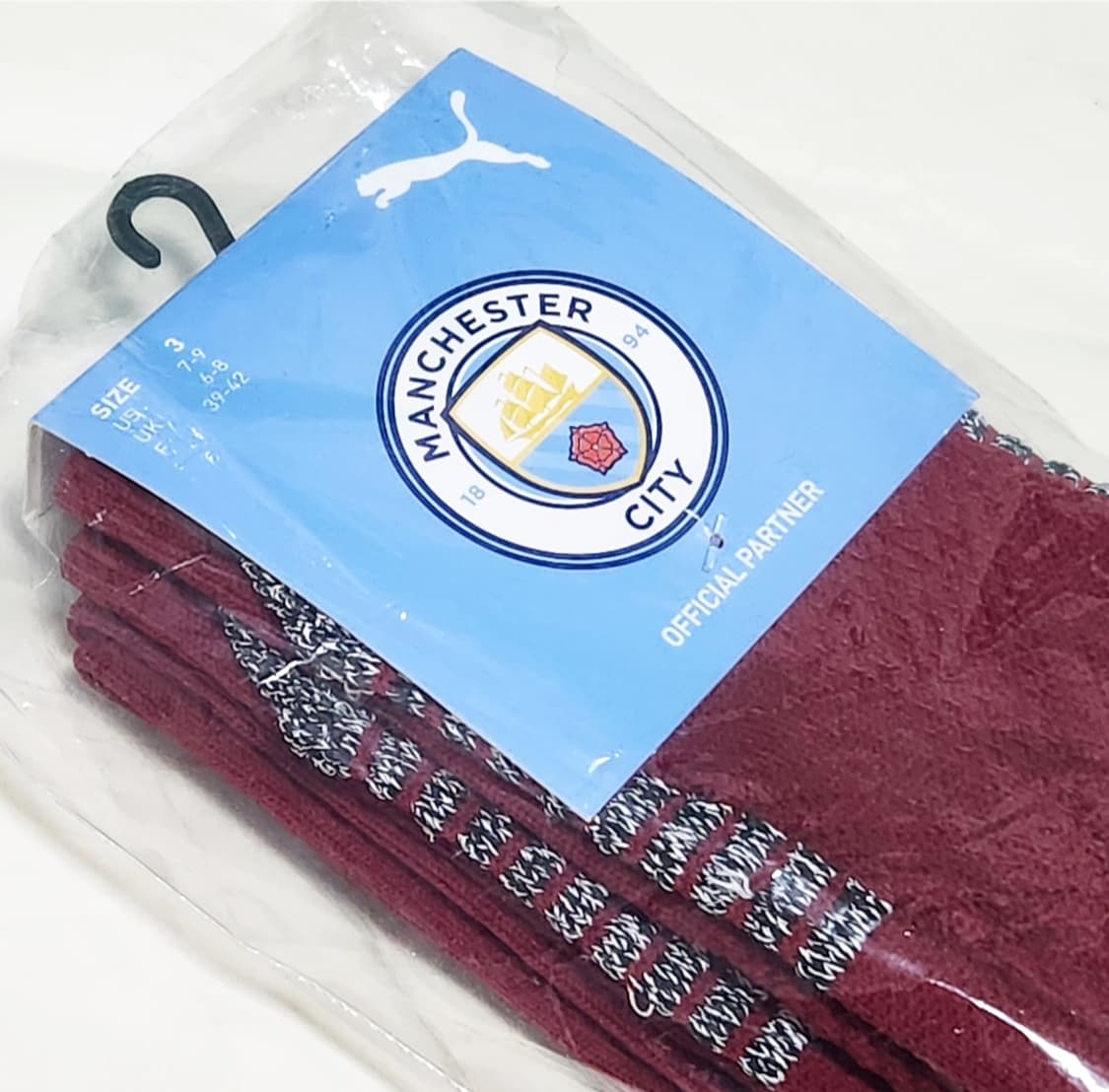(새상품/260)맨체스터시티 축구 튜브 스타킹 양말 푸마 맨시티 상품이미지5