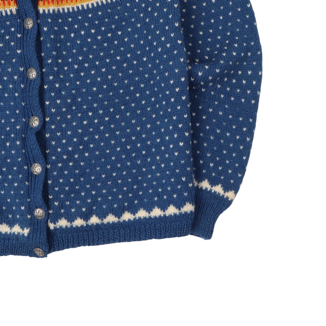 노르웨이 메이드 빈티지 노르딕 핸드메이드 울 가디건 상품이미지4