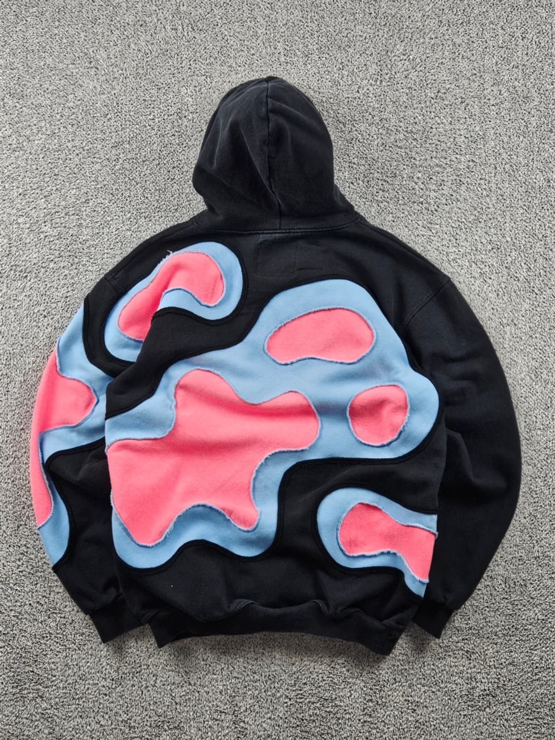 레이싱 프린팅 아플리케 커스텀 후드 티셔츠 ( M ) / 9324 상품이미지5