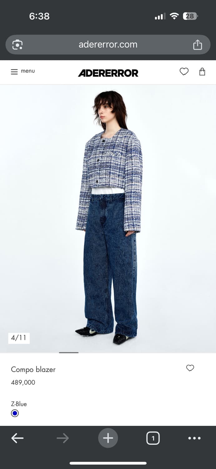 [A3]아더에러 콤포 블레이저 자켓 상품이미지6