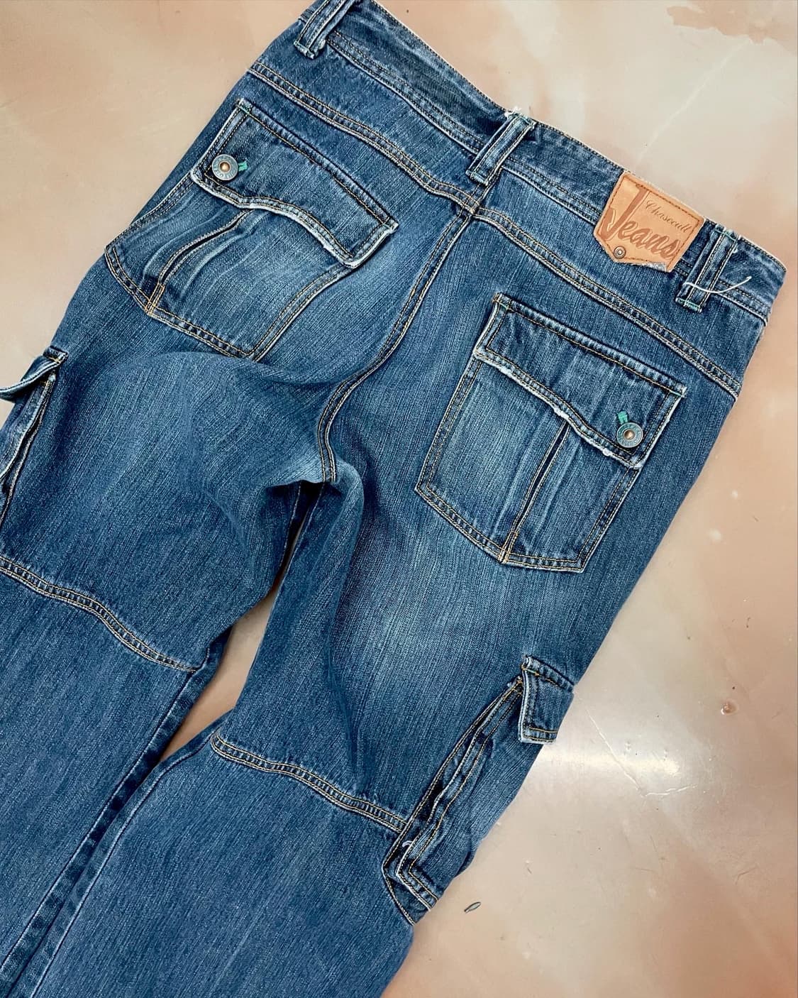 wide denim pocket pants 상품이미지5