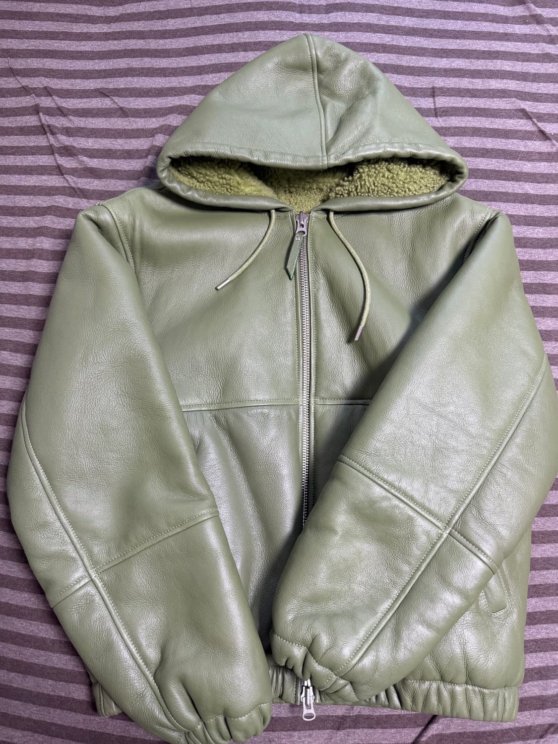 스투시 WORK JACKET SHEARLING / S 상품이미지5