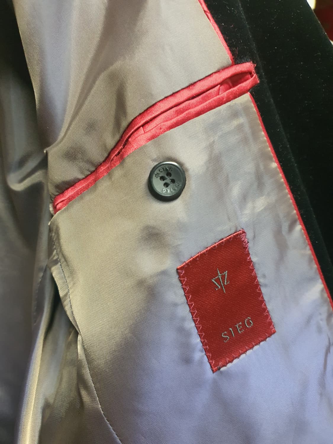 지이크 스트라이프 벨벳 블레이저  상품이미지3