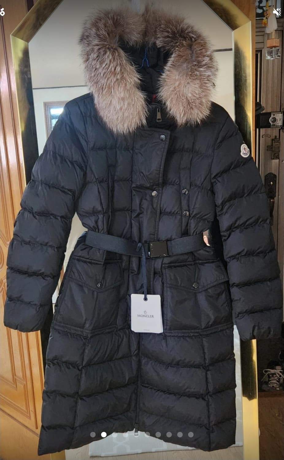 [정품] 몽클레어 클로에 쪽스퍼 블랙 0 (여성용) 새상품 상품이미지1