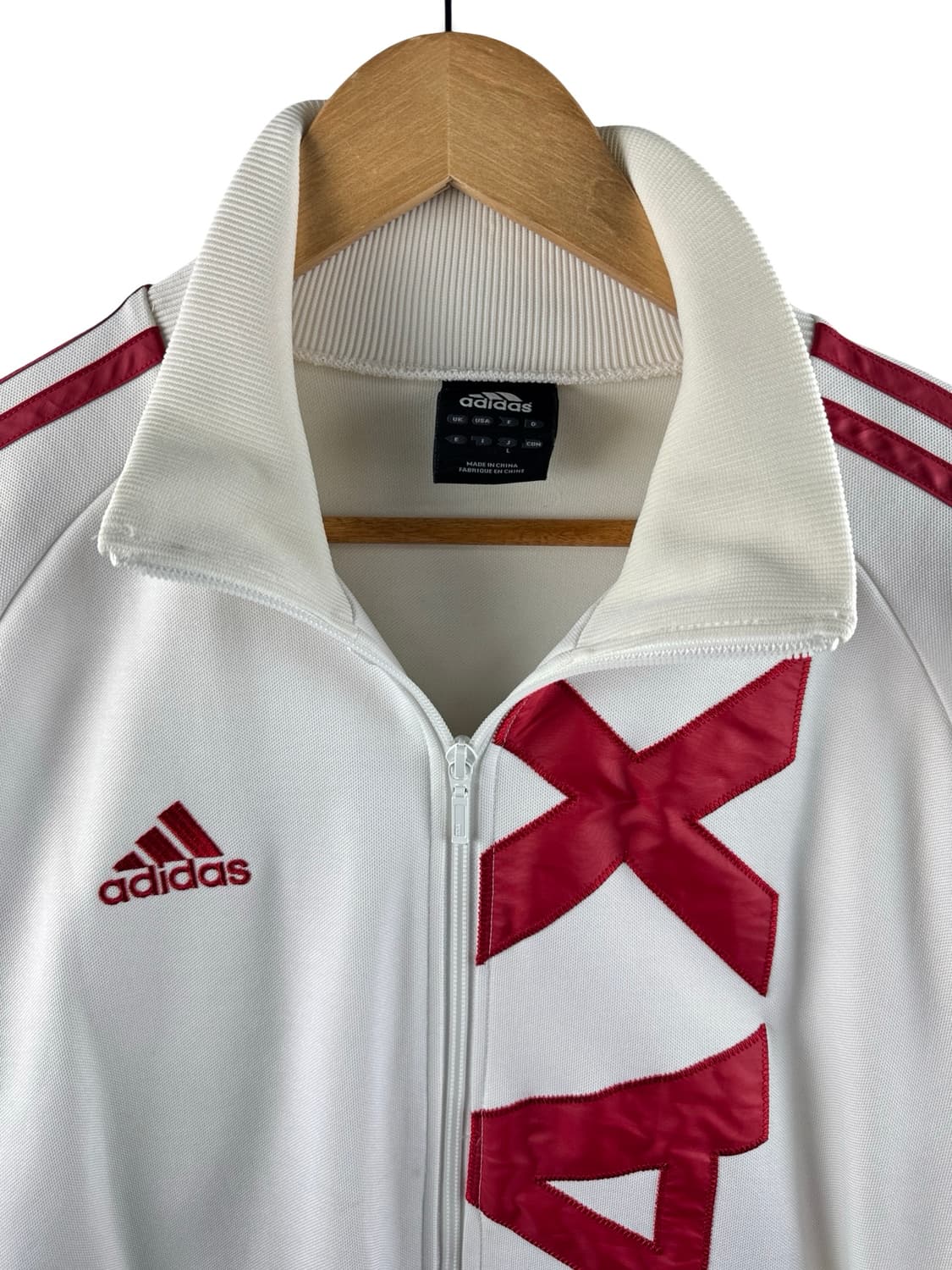 아디다스 아약스 화이트레드 트랙탑져지2448 상품이미지3