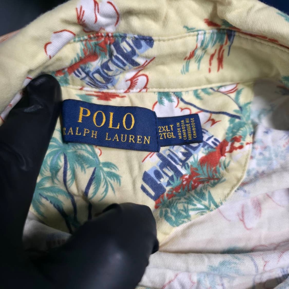 Polo Ralph Lauren 폴로 랄프로렌 옐로우 하와이안 패턴 반팔 상품이미지4