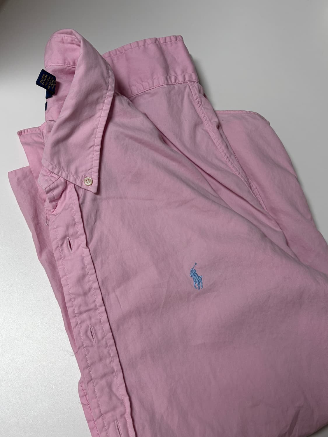 Polo 폴로 랄프로렌 베이비 핑크 신형 셔츠 L 상품이미지2