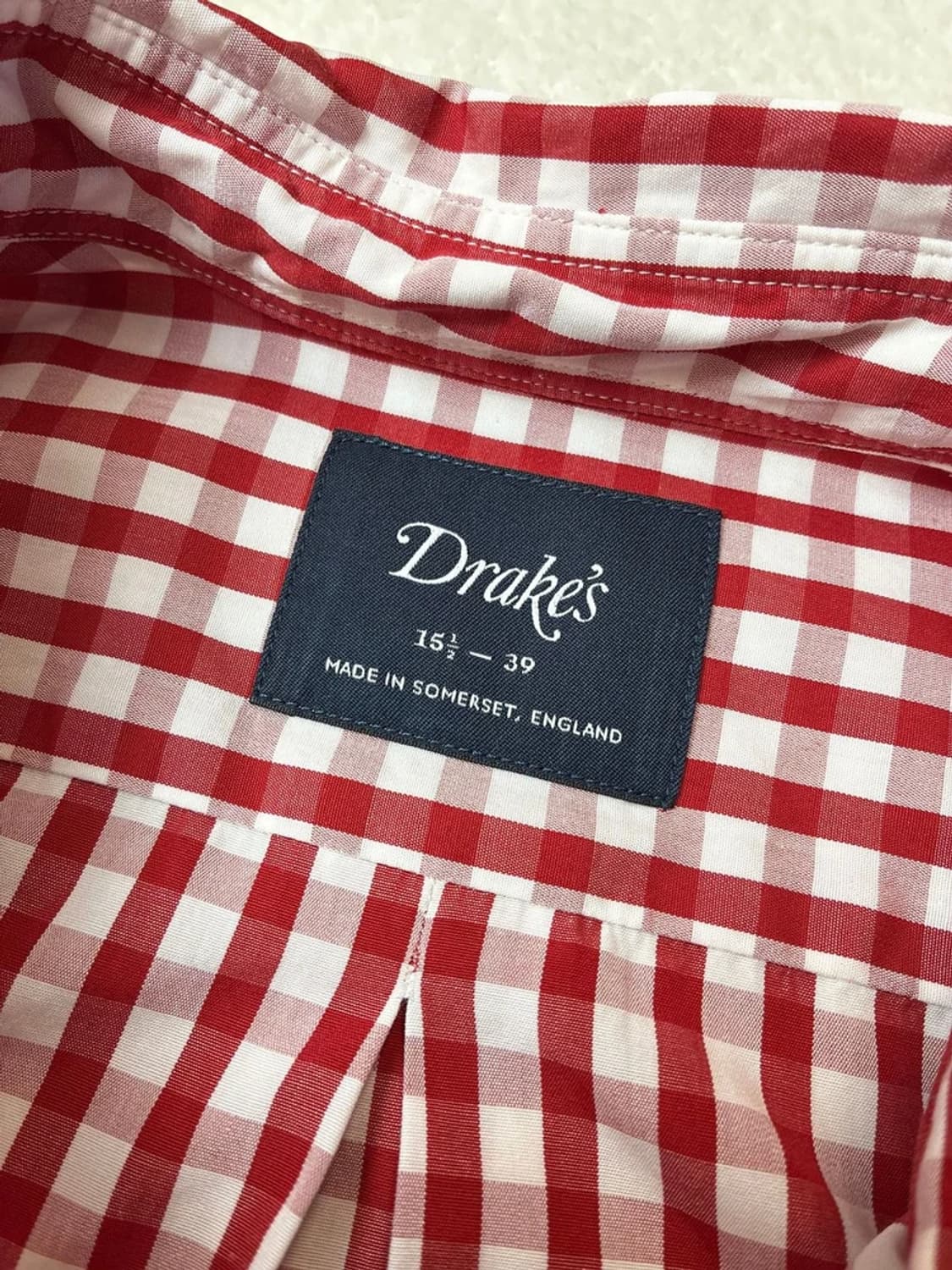 드레익스 잉글랜드 깅엄 체크 셔츠 PN5809 상품이미지6