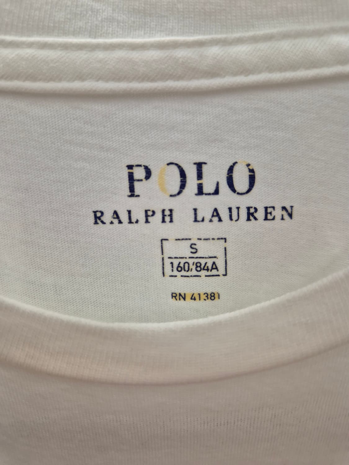 폴로 랄프로렌 반팔 티셔츠 화이트 S 상품이미지5