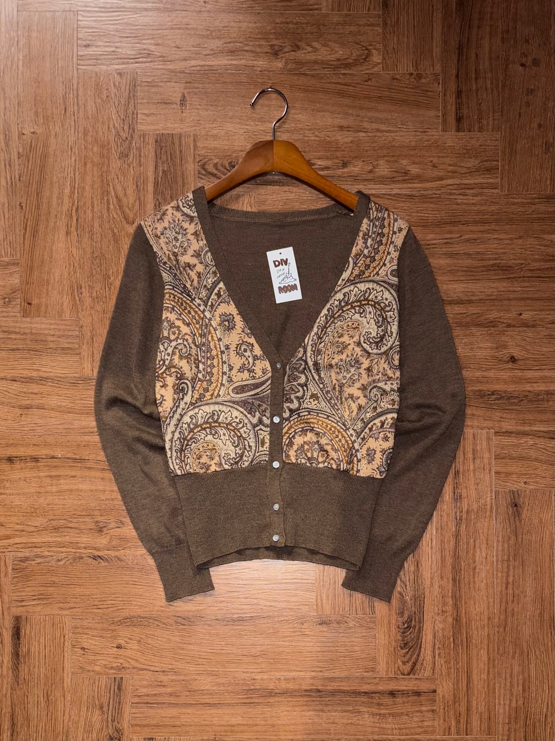 빈티지 페이즐리 에스닉 가디건 상품이미지5