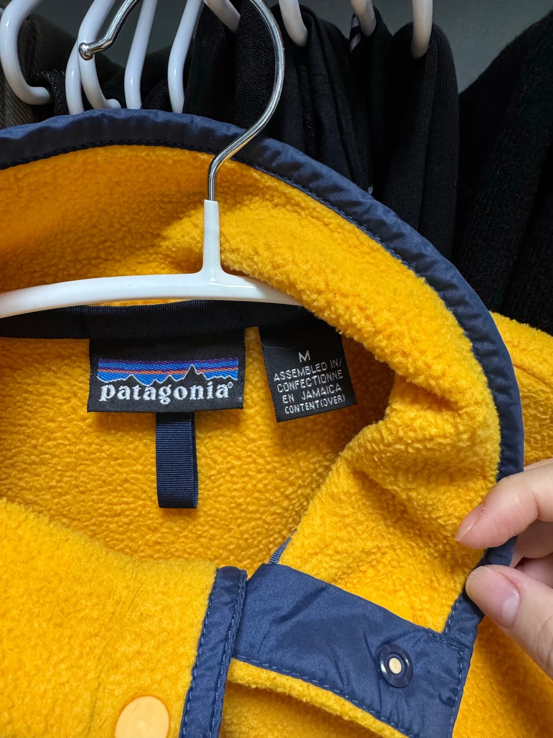 파타고니아 신칠라 빈티지 90‘s 옐로우 M 상품이미지3