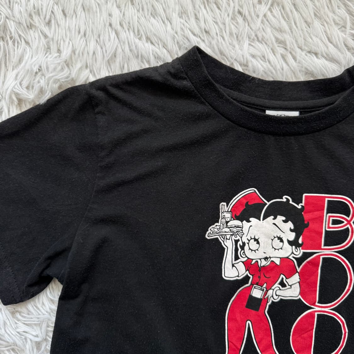 BETTY BOOP 일본빈티지 크롭티 빈티지크롭티 베티붑 크롭티 상품이미지1