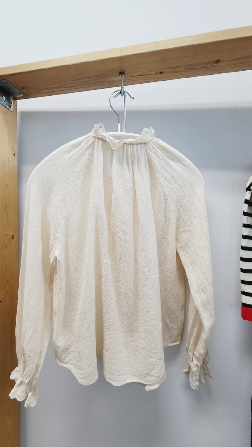 바네사브루노아떼 프릴자수 울 블라우스. 상품이미지8