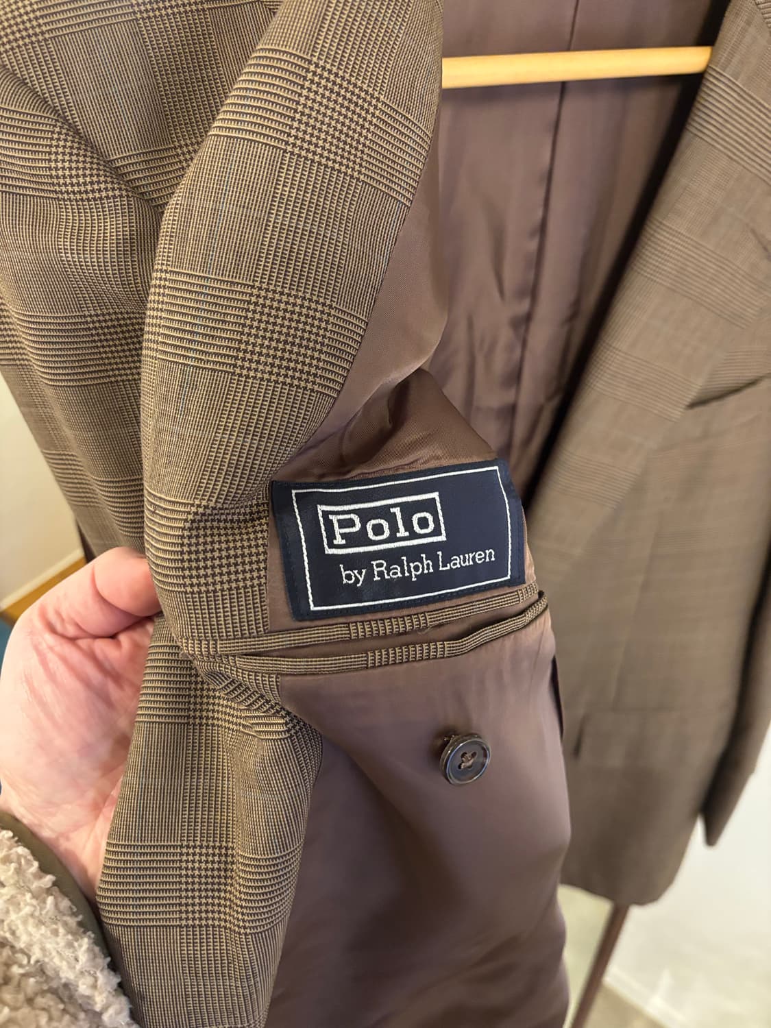 폴로 랄프로렌 체크 블레이저 상품이미지5