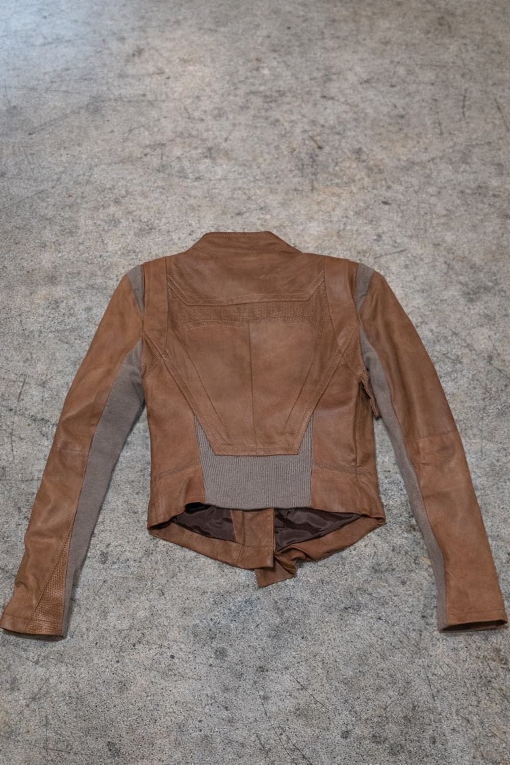 MICHAA  brown goat leather jacket 상품이미지3