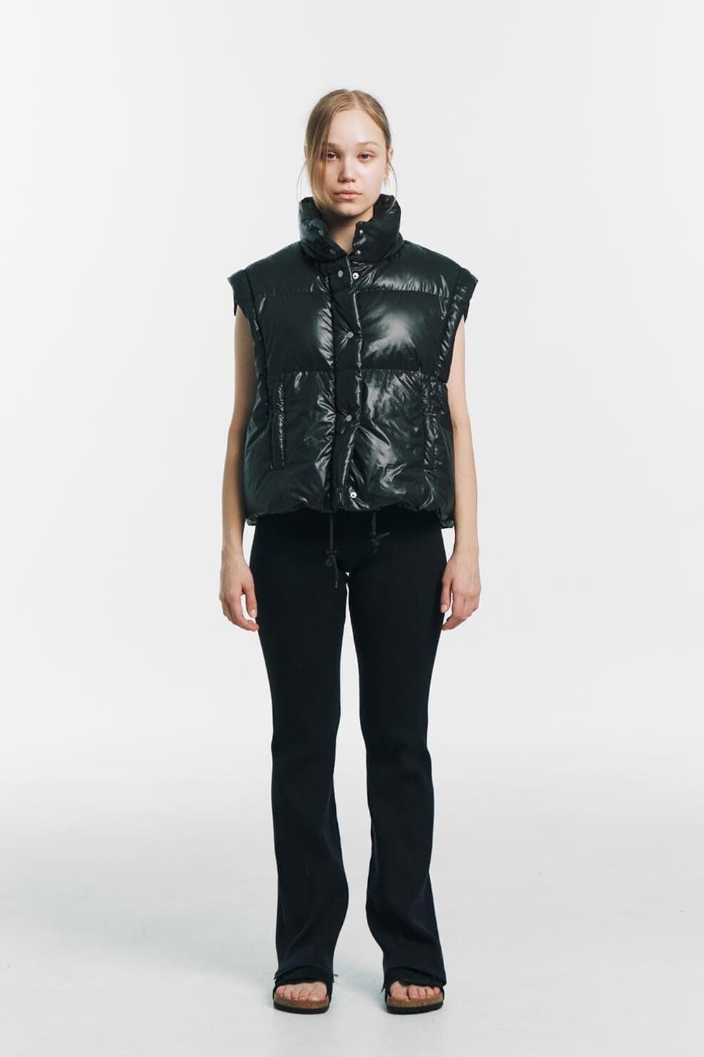 투웨이 푸퍼 패딩 블랙 상품이미지3