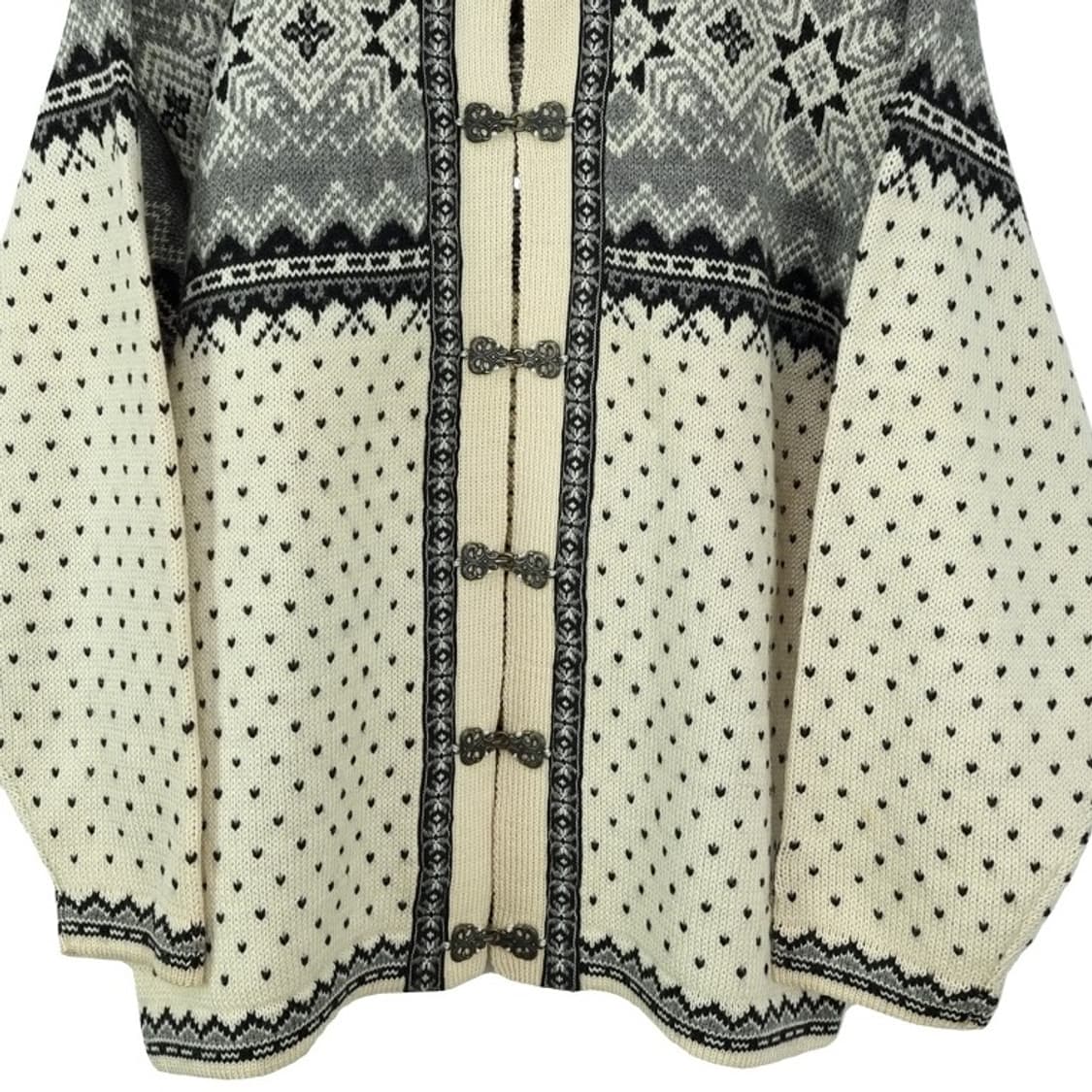 [노르웨이빈티지] 에스닉 패턴 노르딕 버클 니트 가디건 M18975 상품이미지5