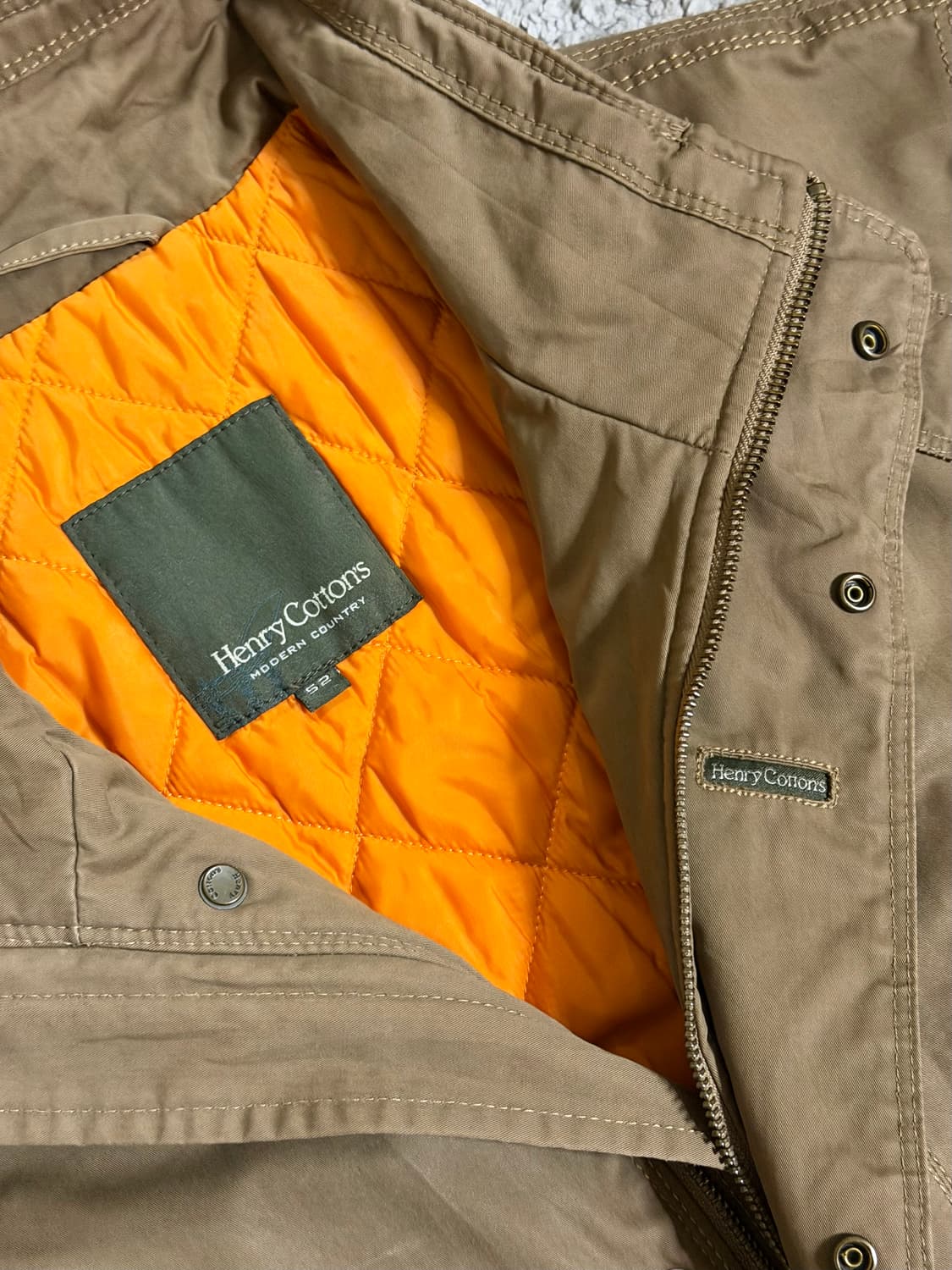 헨리코튼 가먼트다잉 코튼 카코트 상품이미지8