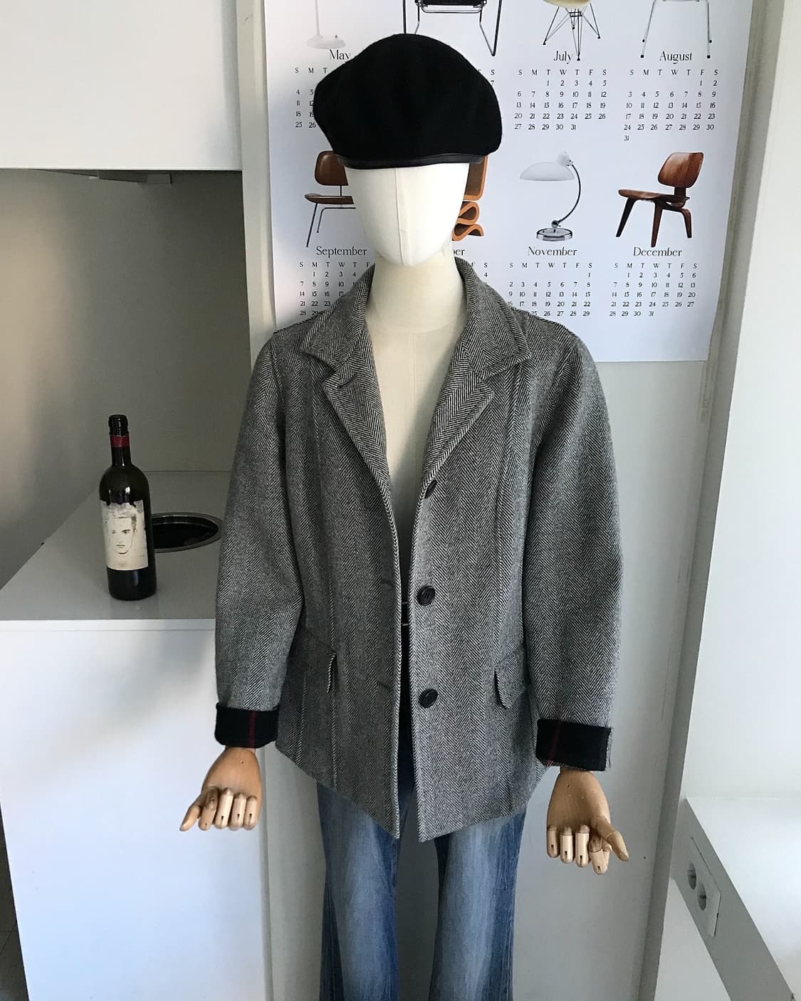 버버리 캐시미어 핸드메이드 자켓 상품이미지8