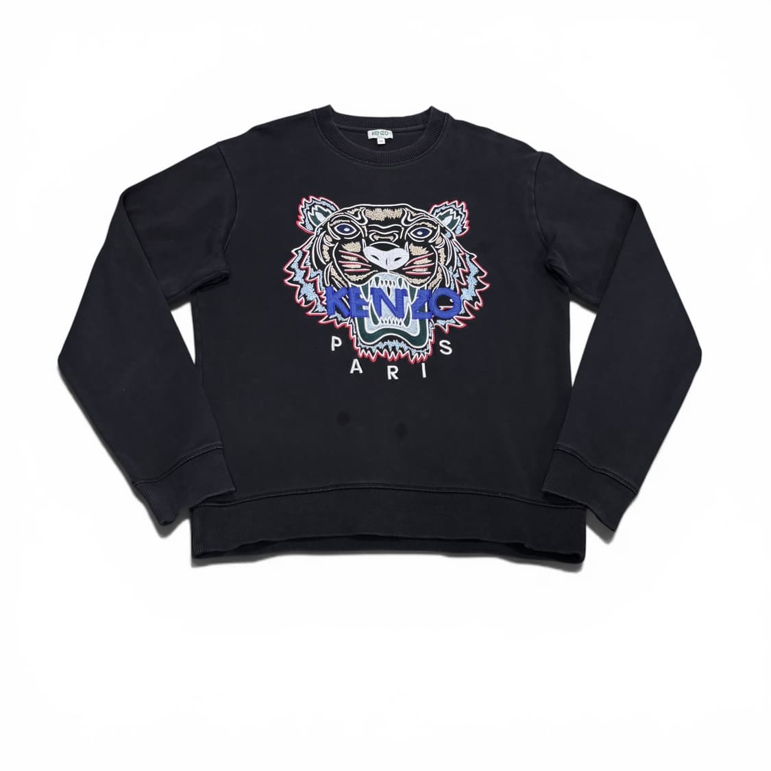 M 겐조 KENZO 블랙 타이거 맨투맨 상품이미지1