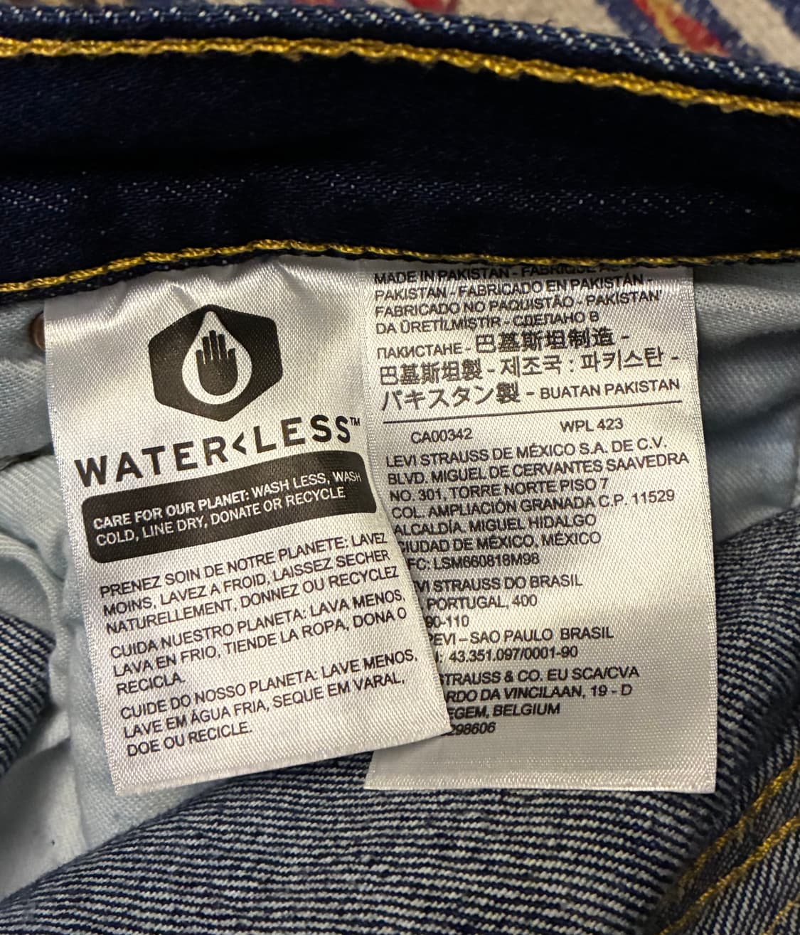 (35)Levis 리바이스 501 진청 데님 청바지 스트레이트핏 상품이미지7