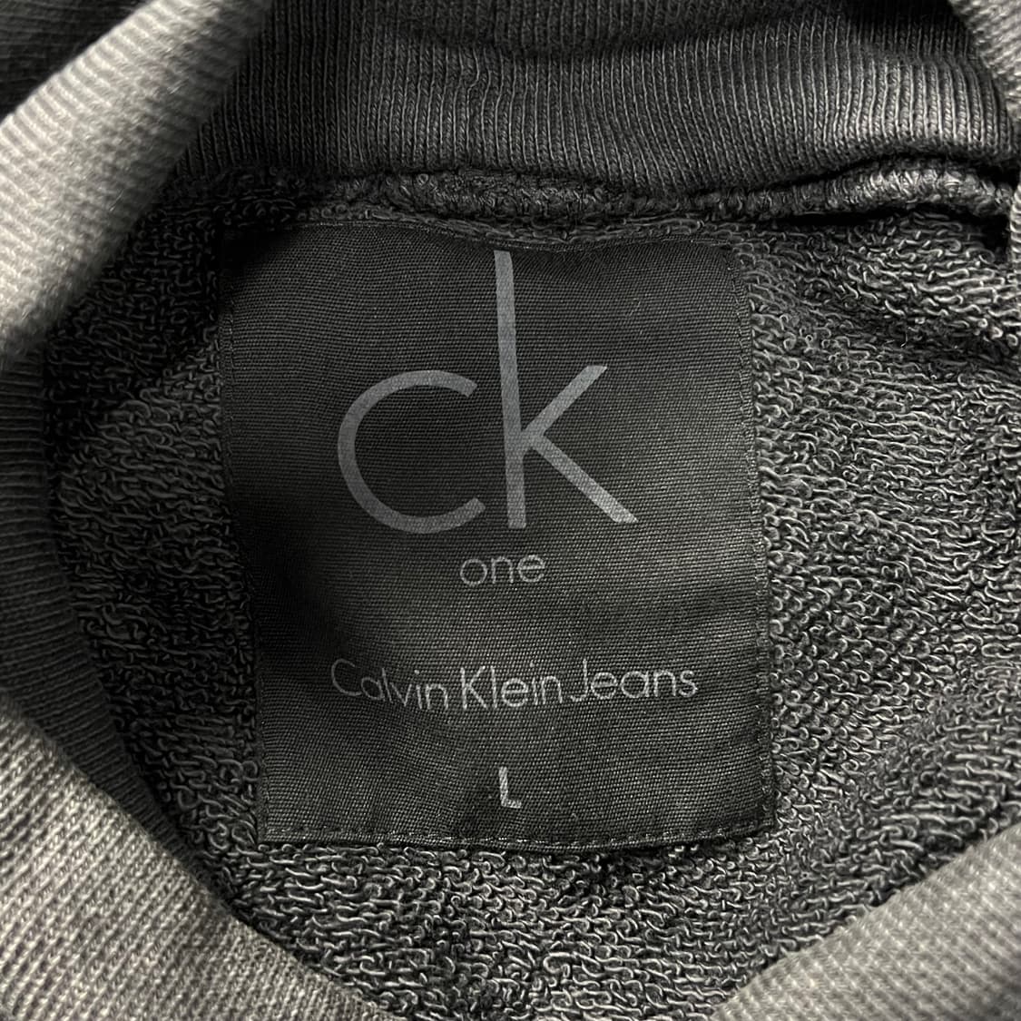 캘빈클라인 진스 가먼트 다잉 데미지 후드 L 상품이미지3