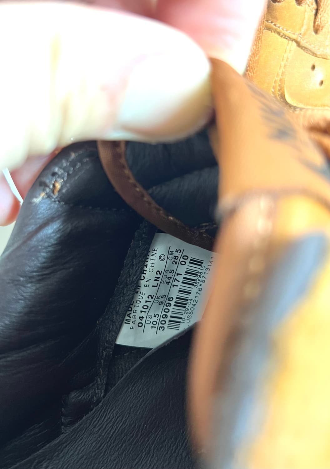 [285] 나이키 에어 포스 1 프리미엄 데저트 클레이 브라운 2004 상품이미지8