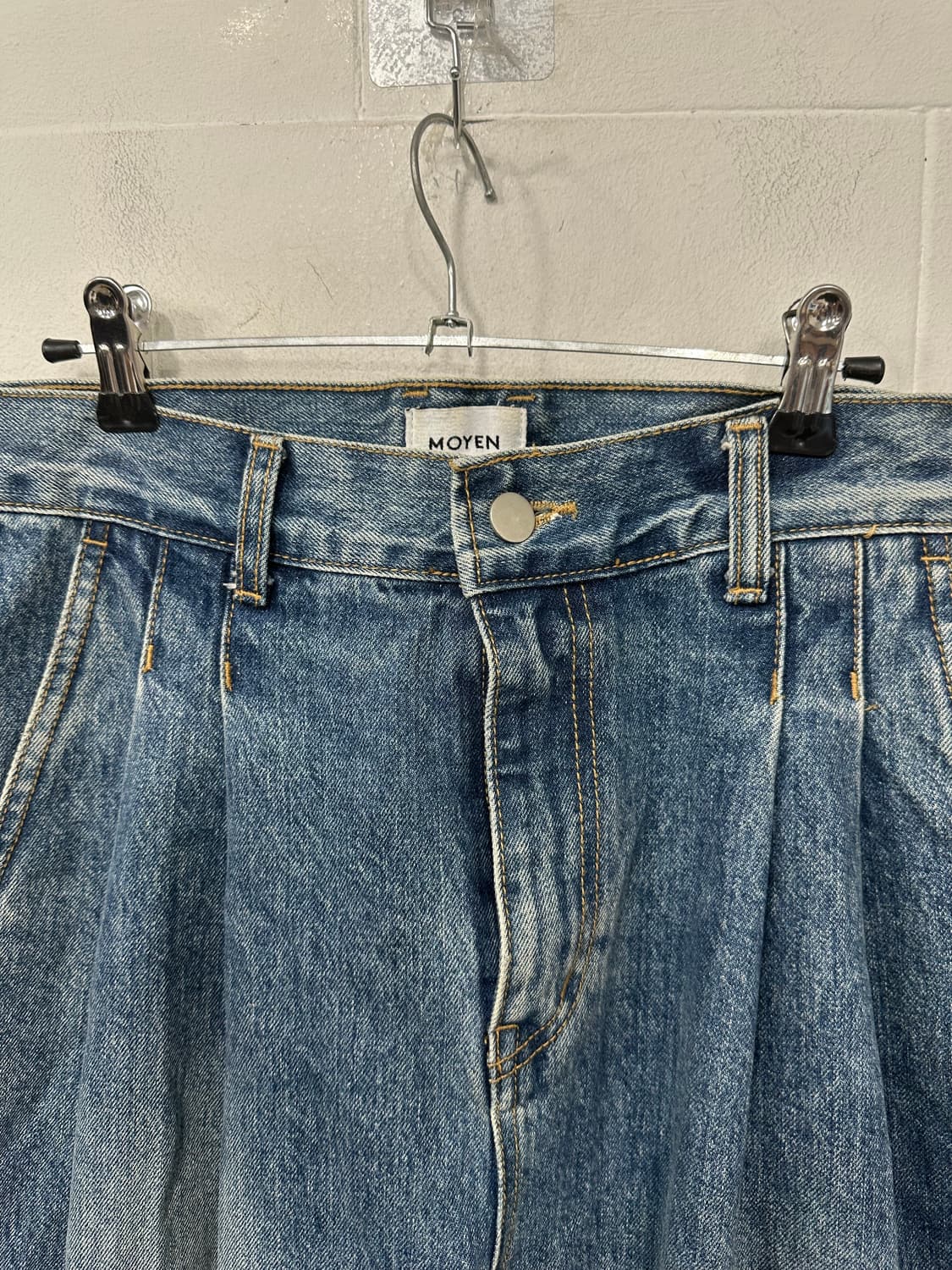 MOYEN 와이드 데님팬츠 상품이미지2