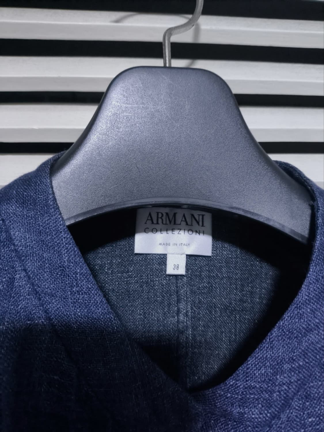 38 알마니 데님 노카라 자켓 상품이미지2